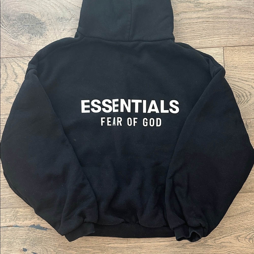 Fear of God Essentials Black Sweatshirt kids size 10